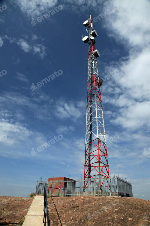 Preview: Cellphone Signal Tower - Abela Rock, Uganda, Africa