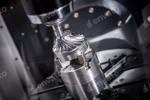 Preview: Metalworking CNC milling machine.