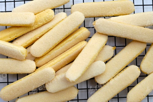 Preview: Sponge finger cookies, Italian savoiardi biscuit snack