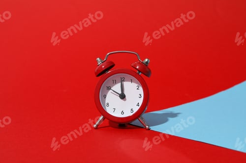 Preview: Concept of sleep and wake up with alarm clock