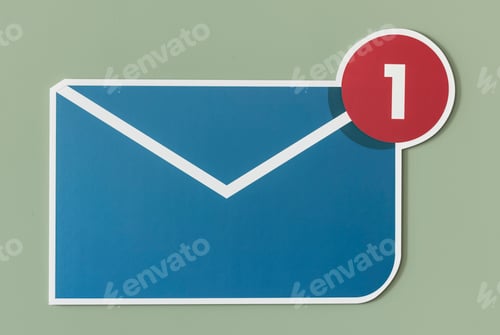 Preview: New incoming message email icon