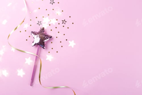 Preview: Sparkling magic wizard wand