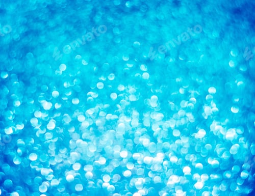 Preview: Abstract blue bokeh light background