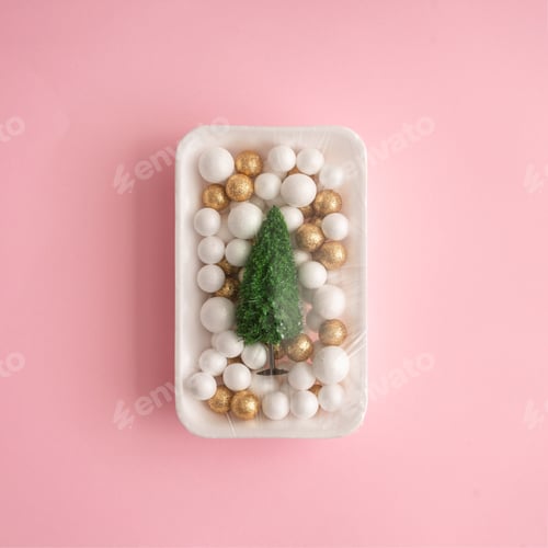 Preview: Christmas Tree Ornament Display in a Packaging Container
