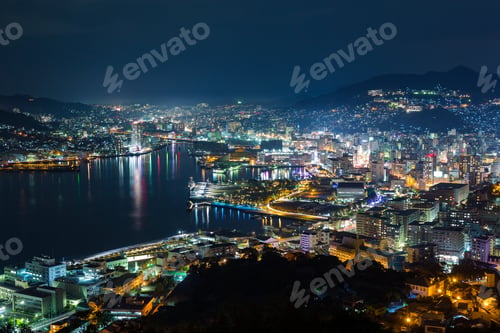 Preview: Nagasaki skyline at night