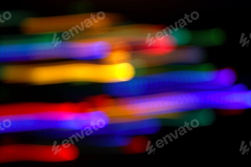 Preview: Abstract colorful motion background with blurred lights