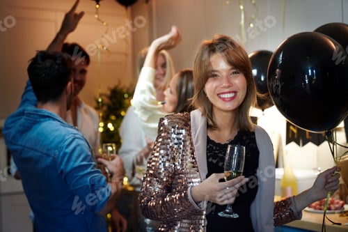 Visualização: Retrato de mulher na festa