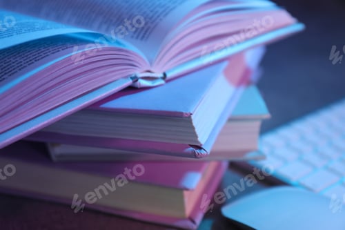 Preview: Concept of books vs technology, old search for information vs modern search for information
