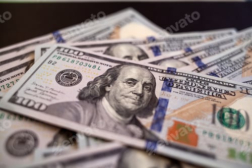 Preview: Close Up of One Hundred Dollar Bills