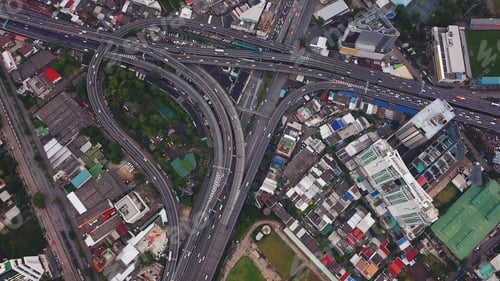 Preview: Bangkok downtown, Thailand in urban city in Asia.