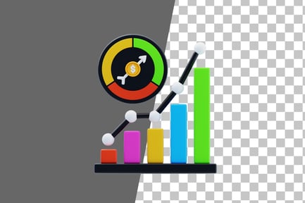 Preview: Market Trends 3D Icon