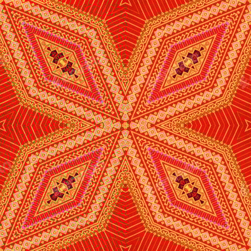 Preview: Colorful abstract kaleidoscope or endless pattern for background used.