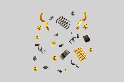 Preview: Metallic Confetti Mix