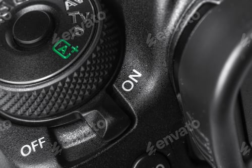 Preview: Closeup view of digital camera