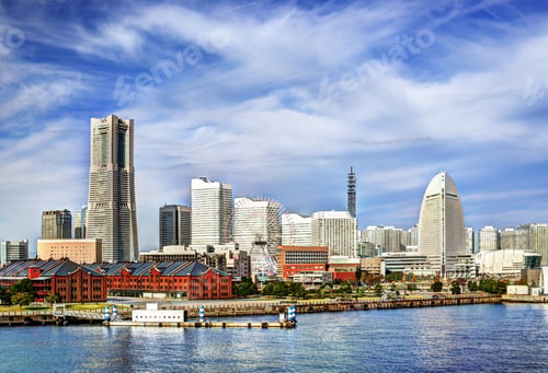 Preview: View Of Yokohama, Japan. The City Is The Second Largest In The Country.