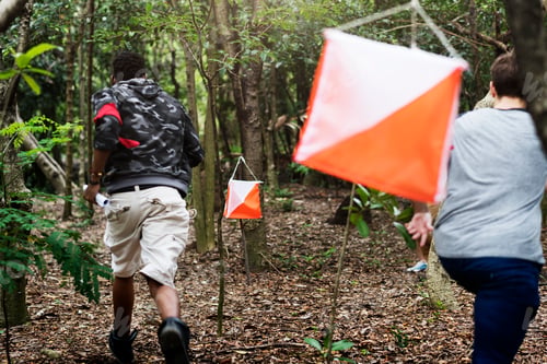 Preview: Outdoor orienteering check point activity