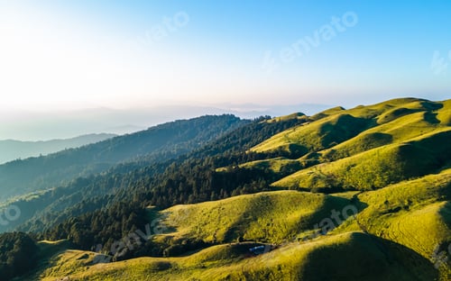 Preview: aerial view of Mountain hill in Sailung