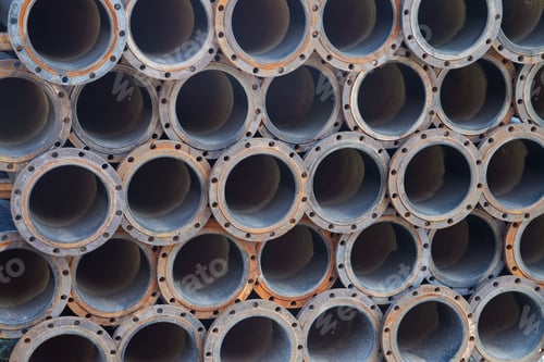 Preview: Steel pipes texture background
