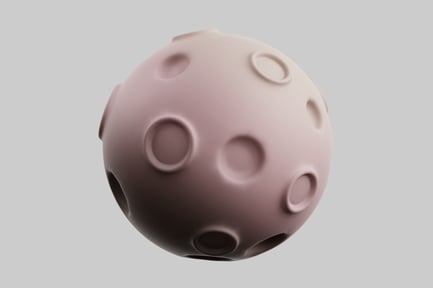 Preview: Lunar sphere with craters