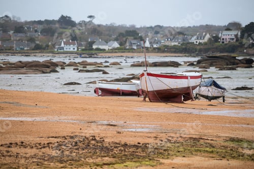 Preview: boats at low tide