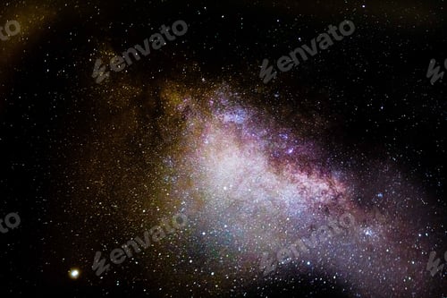 Preview: Extraterrestrial night sky surrounded by a multitude of stars