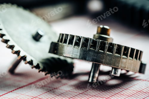 Preview: Gears from an old industrial machine