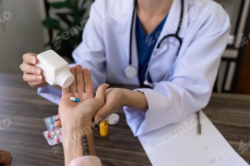 Preview: Healthcare Professional Consults with Patient on Medication