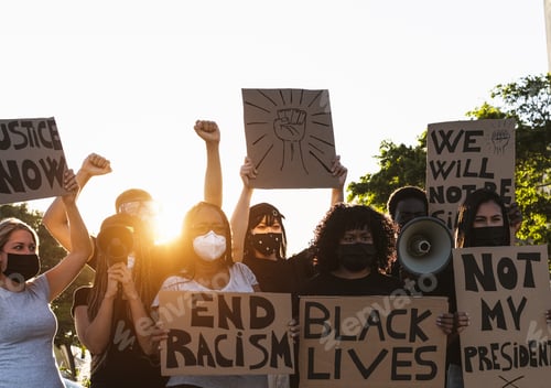Preview: Activist movement protesting against racism and fighting for equality