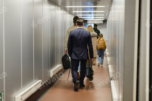 Preview: People going for boarding