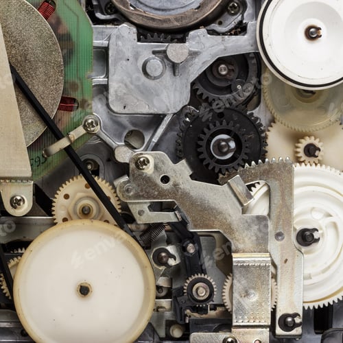 Preview: Retro Video Cassette Recorder Mechanism