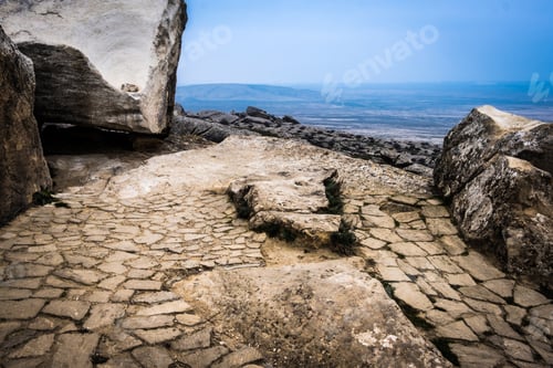 Preview: Gobustan national park ancient rocks