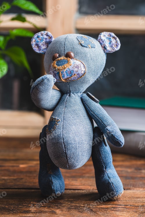 Preview: Handmade Stuffed Bear Toy