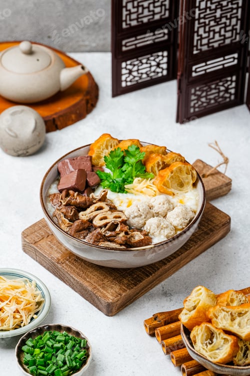 Preview: Shredded chicken porridge