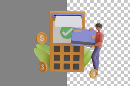 Preview: Card Payment 3D Illustration