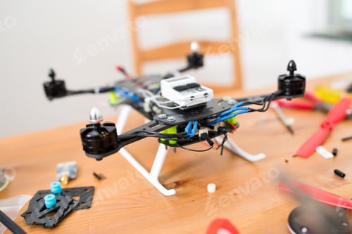 Preview: Assembler of flying drone