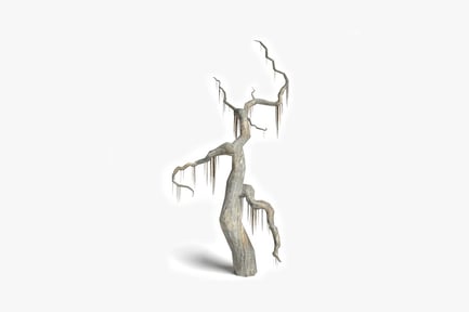 Preview: Gnarled tree with icicles