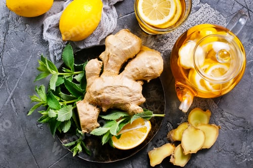 Preview: ginger, mint and tea