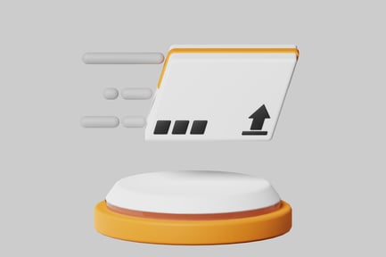 Preview: Transportation upload podium icon