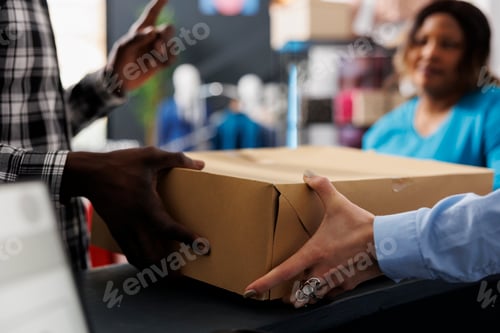 Package Delivery at Workplace with Two Employees