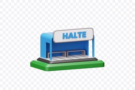 Preview: Bus Stop Shelter Sign