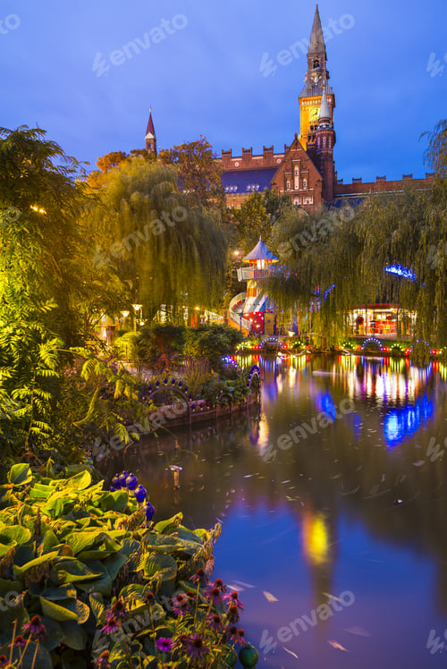 Preview: Copenhagen, Denmark Gardens And City Hall.