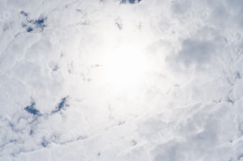 Preview: Natural background with blue sky and white clouds.