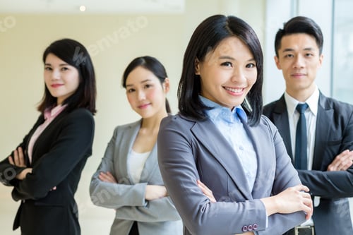 Preview: Asian business team