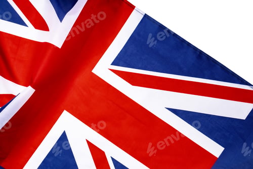 Preview: National flag of Australia, fabric textile background