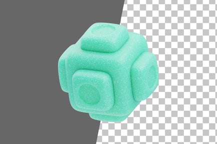 Preview: Padded Cube 3D Icon