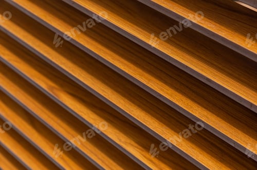 Preview: Diagonal lines on metal corrugated surface, urban design.