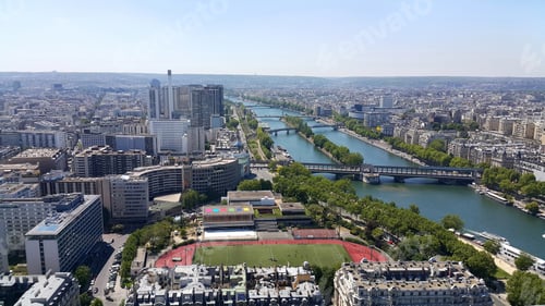 Preview: Aerial view from Eiffel Tower on Paris