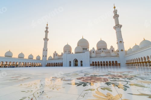 Preview: Sheikh Zayed Grand Mosque, Abu Dhabi, United Arab Emirates.