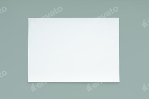 Preview: Blank white paper sheet