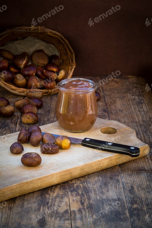 Preview: Sweet chestnuts, roasted and sweet chestnut cream